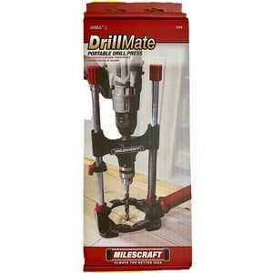 Milescraft 1318 DrillMate Portable Drill Press Guide with 3/8 inch Keyed Chuck